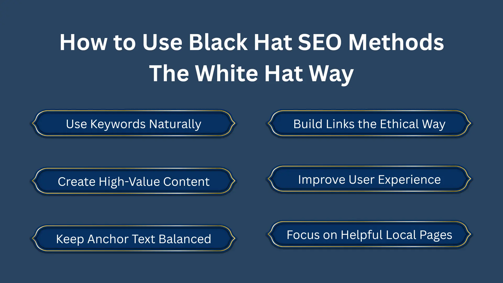 Black Hat SEO Methods