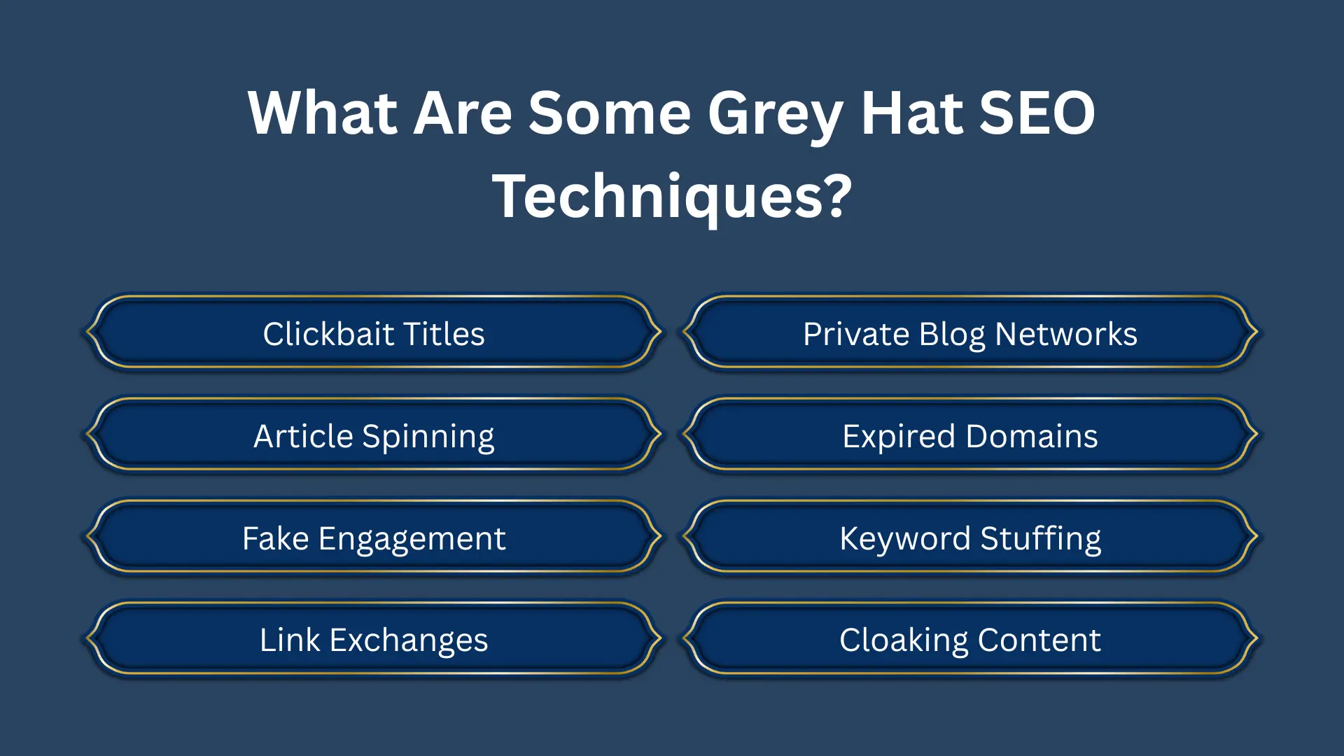 Grey Hat SEO Techniques