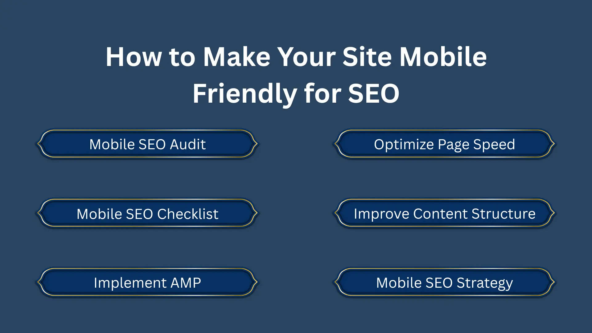 Mobile Friendly for SEO