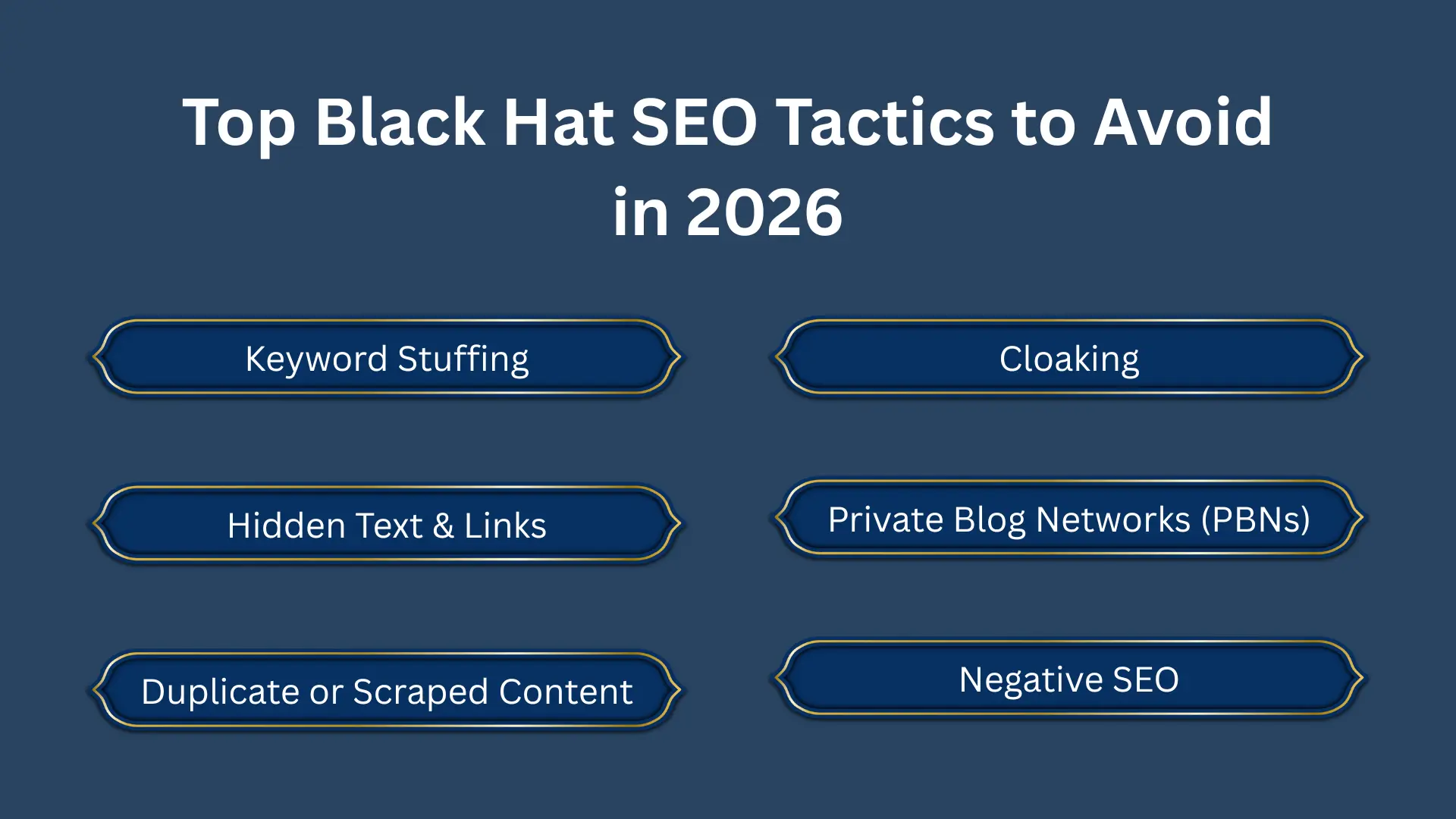 Black Hat SEO Techniques