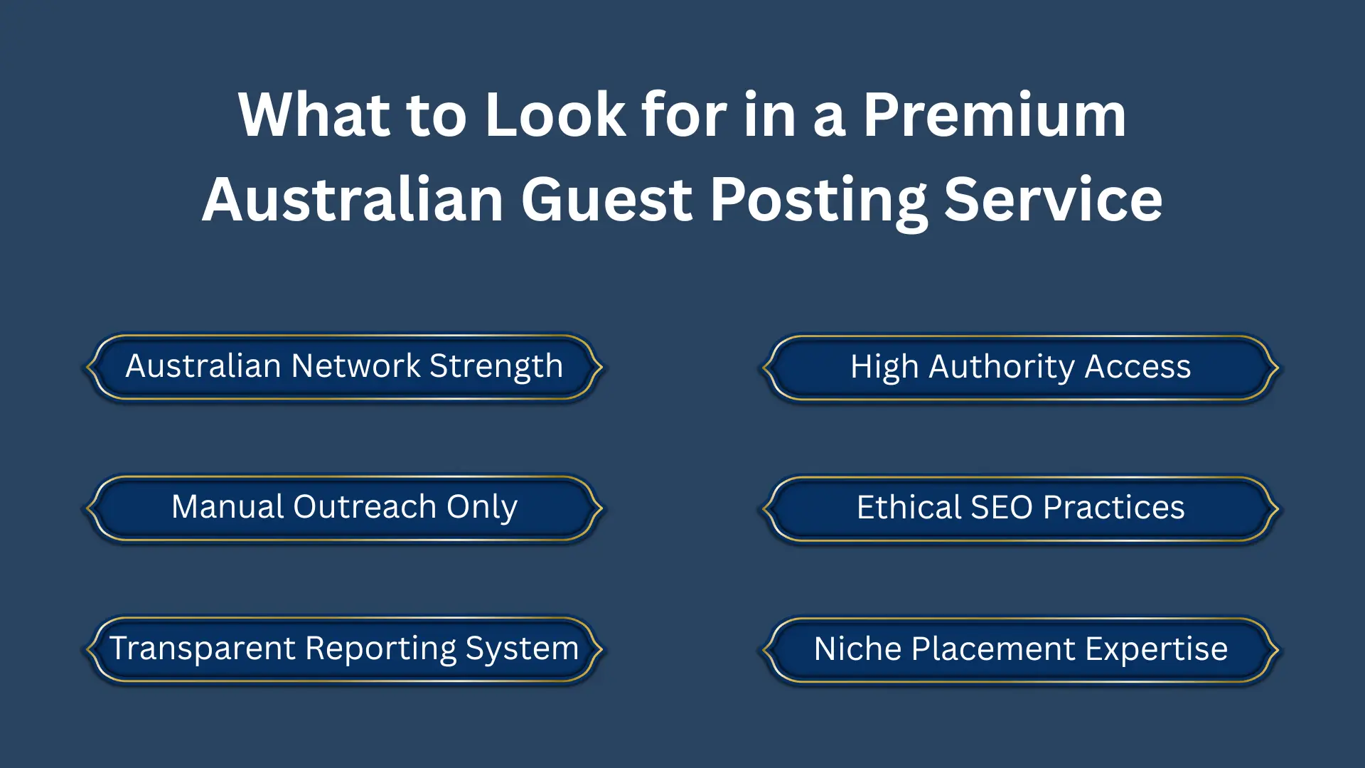 Premium Australian Guest Posting Service