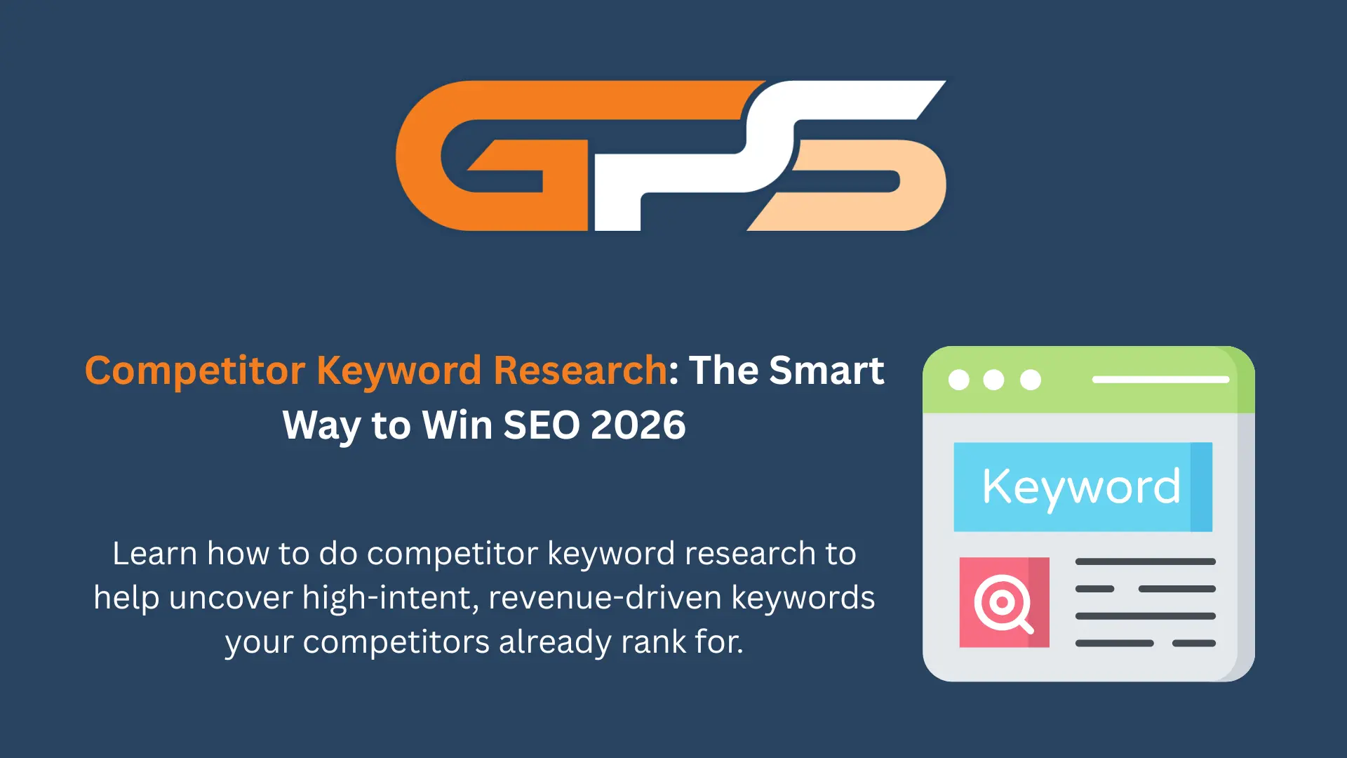 Competitor Keyword Research