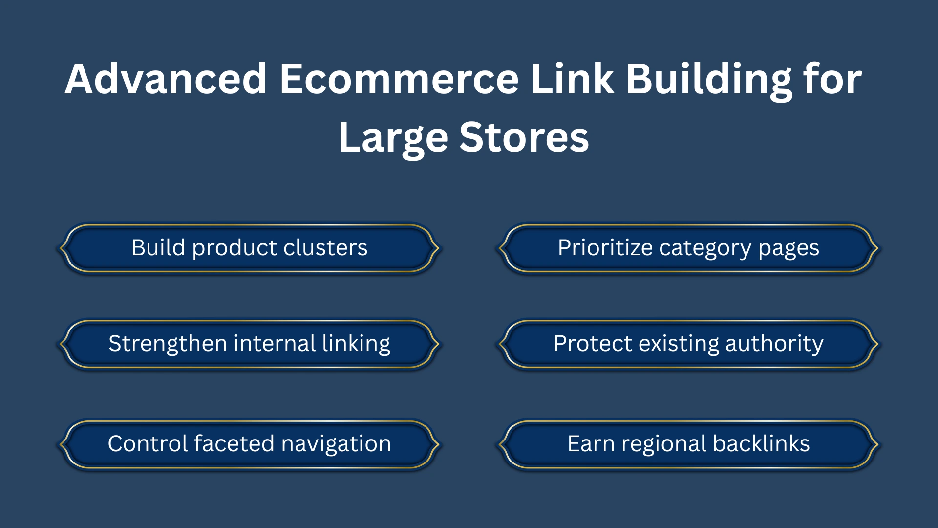 Advanced Ecommerce Link Building