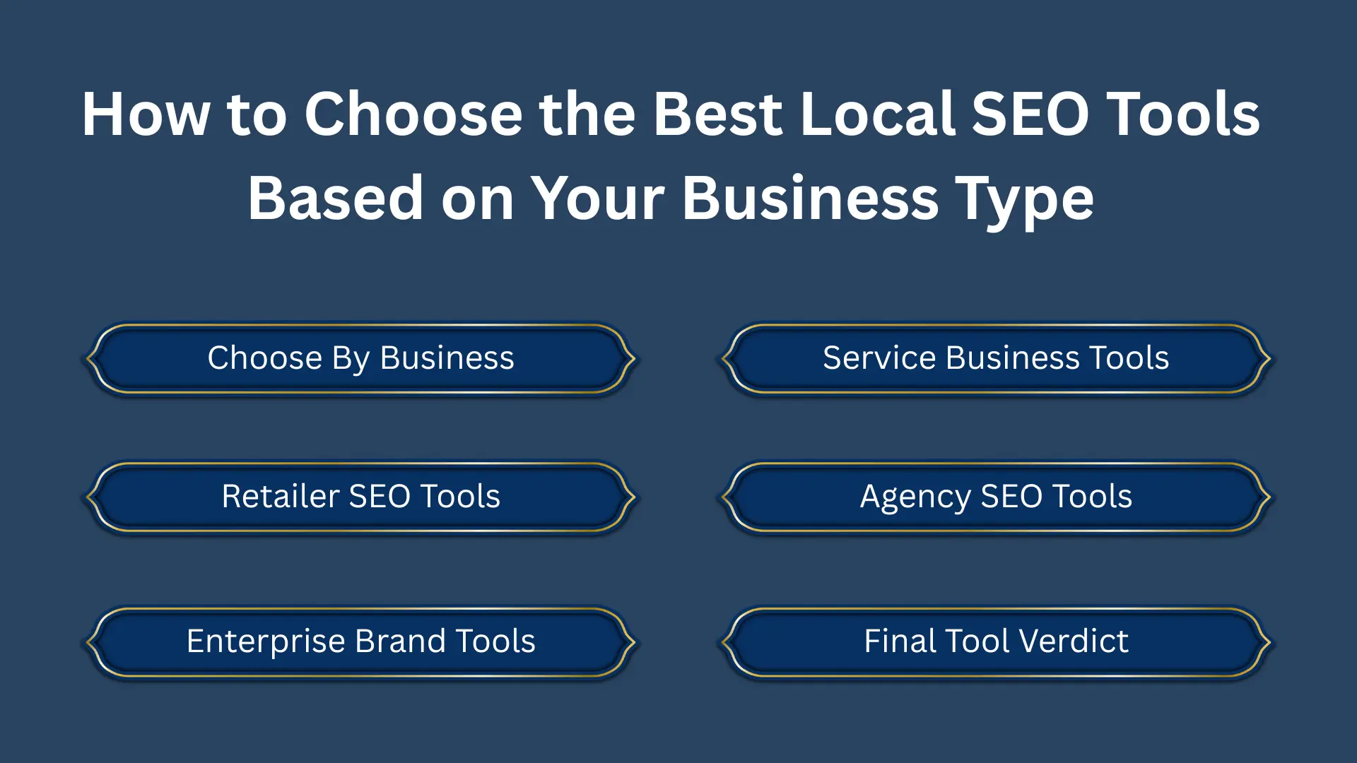 Local SEO Tools