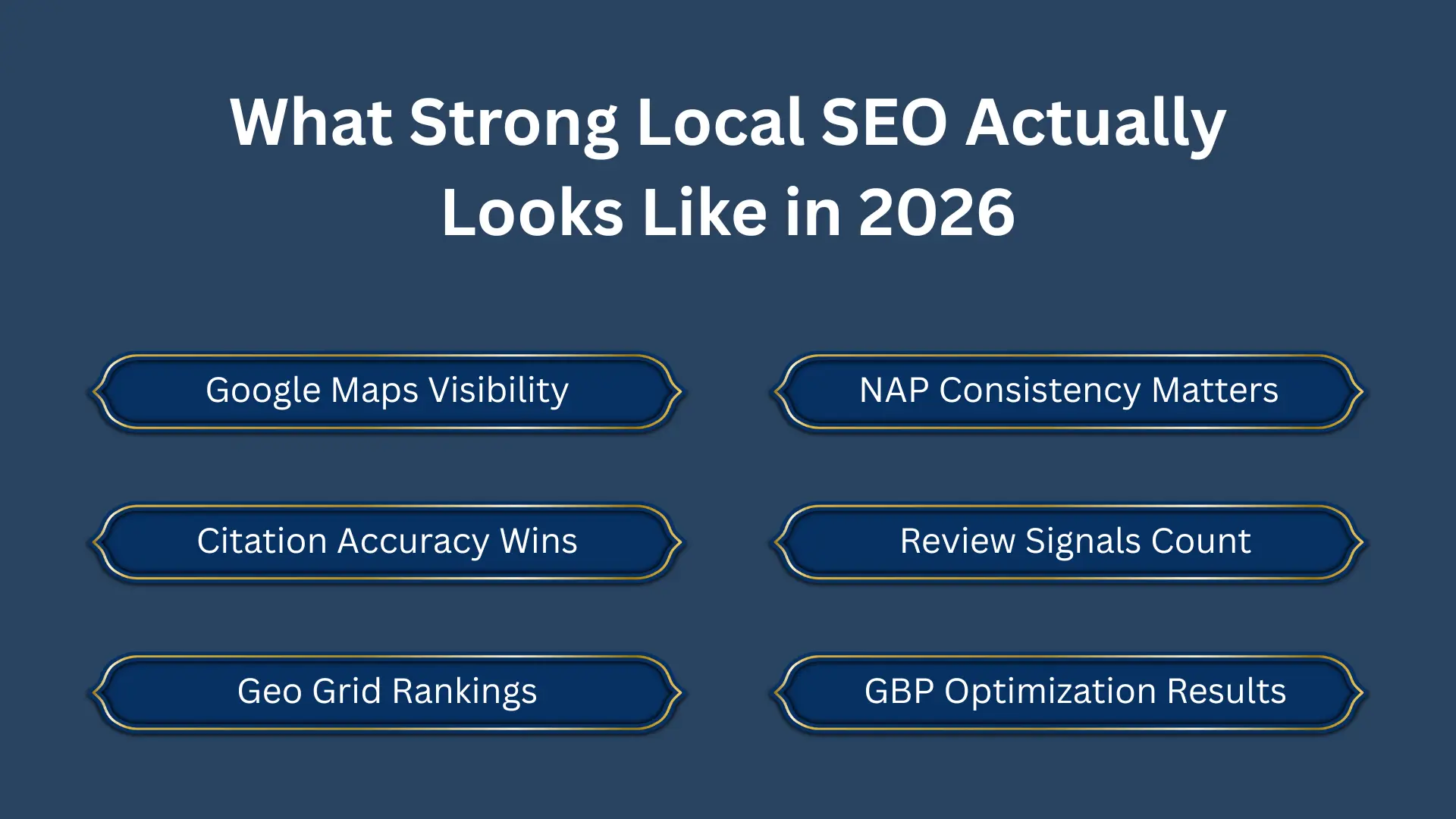 Strong Local SEO